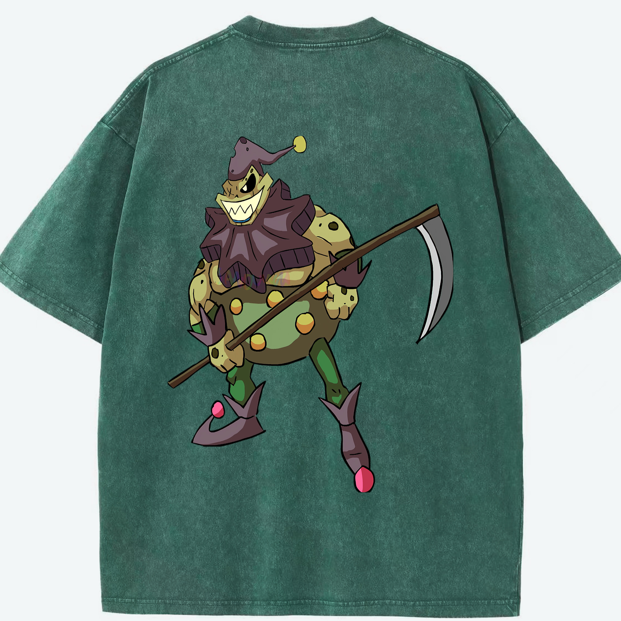 （画像用） 遊☆戯☆王 Yu-Gi-Oh! 綿100% ヴィンテージ風 半袖Tシャツ（背面プリント）